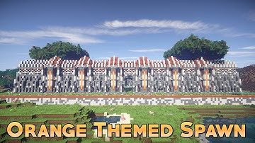 Minecraft - Orange Themed Faction Spawn [Custom]