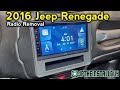 2016 jeep renegade radio removal replacement