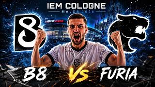 INK MATE СМОТРИТ МАТЧ B8 vs FURIA - IEM COLOGNE 2026 MAJOR (CS 20 #inkmate #leha2077