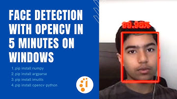 Face Detection with Opencv in 5 minutes on Windows