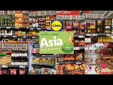 LIDL FLAVOUR OF THE WEEK: ASIA FROM THURSDAY 30 JAN 2025 | LIDL | TRAVELANDSHOP WITH ME