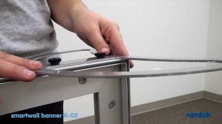Smartwall R-02 Banner Stand Set-Up Instructions by Nimlok