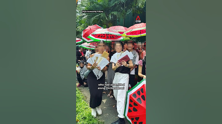 3 women in Singapore charged for organising procession in support of Palestinian cause