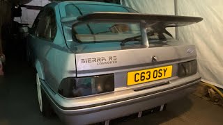 Cosworth chronicles  sierra cosworth bronze rear quarter glass, remove and re install