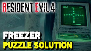 Resident Evil 4 Remake Chapter 13 FREEZER POWER PUZZLE SOLUTION