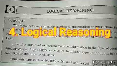 Std-5th l Scholarship Exam| Sub- Intelligence Test| 4.Logical Reasoning| Part-1