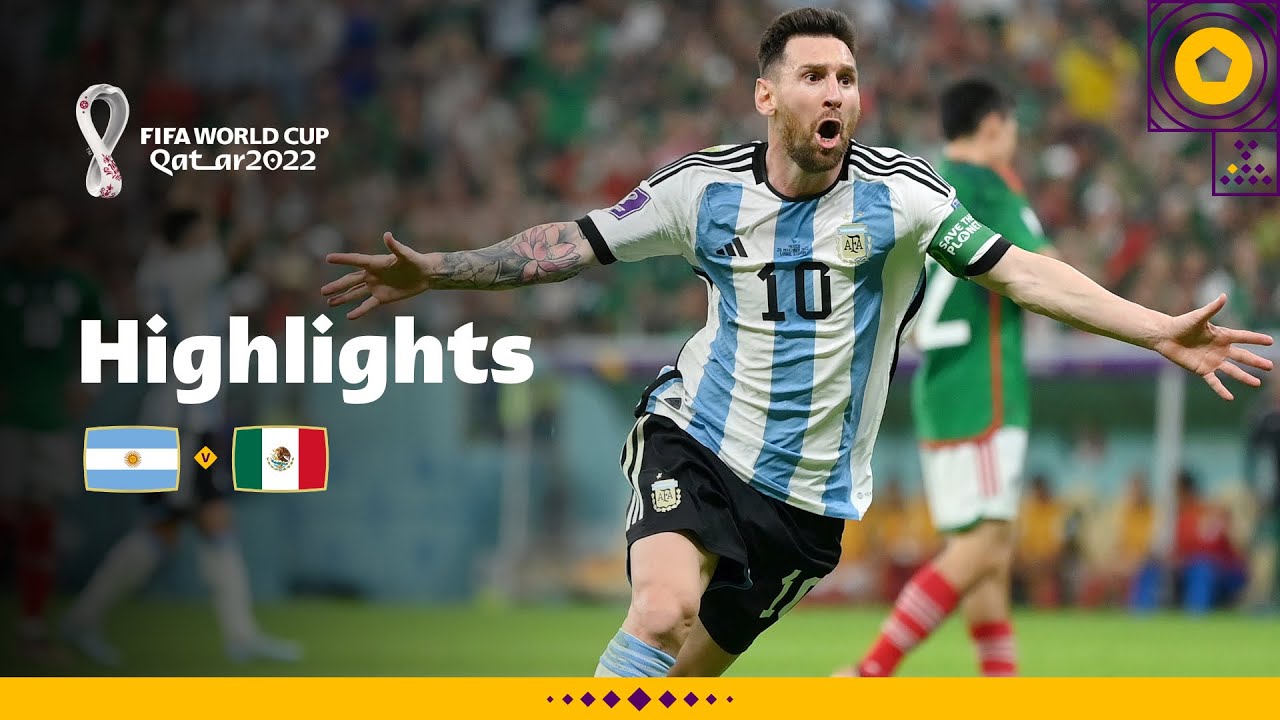 Messi magic sets up win Argentina v Mexico FIFA World Cup Qatar 2022