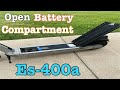 Bird es-400a | Battery compartment open|￼ Tutorial ￼