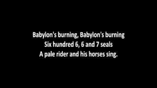 W.A.S.P. - Babylon's Burning with lyrics chords