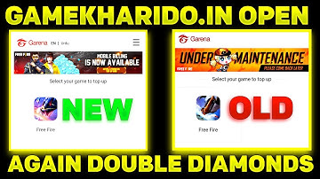 GAMEKHARIDO.IN BACK AGAIN DOUBLE DIAMOND | NEW GAMEKHARIDO WEBSITE COMING |  DOUBLE DIAMOND WEBSITE