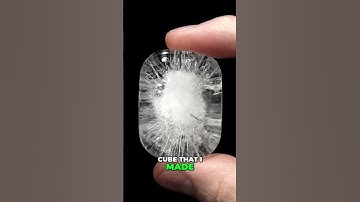 Amazing Science  Why Some Ice Cubes Sink!