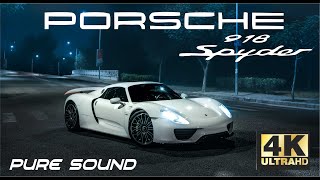 PORSCHE 918 PURE SOUND | K-SUPER | DD Media [4K]