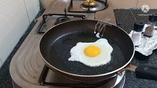 How to make half boiled egg omelette !?