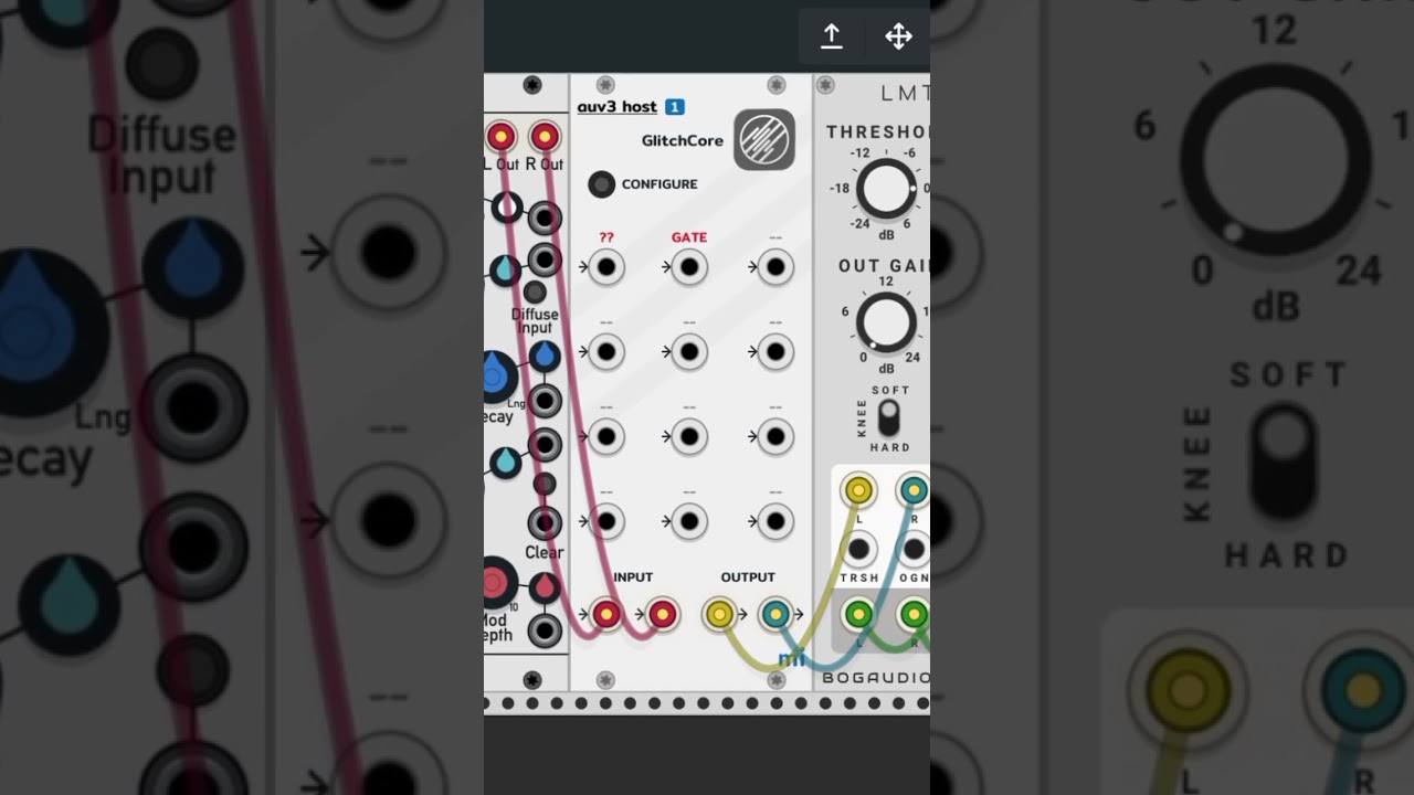 miRack x GlitchCore // GlitchCore AUv3 loaded inside miRack! 