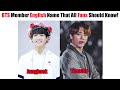 BTS Member English Name That All Fans Should Know!