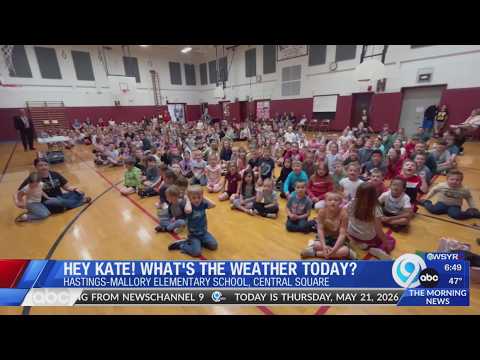 "Hey Kate! What's the weather today?" from Hastings-Mallory Elementary School