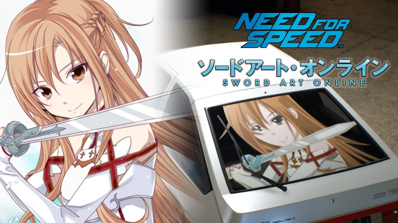 Asuna - Sword Art Online Anime Wrap - Need For Speed - YouTube