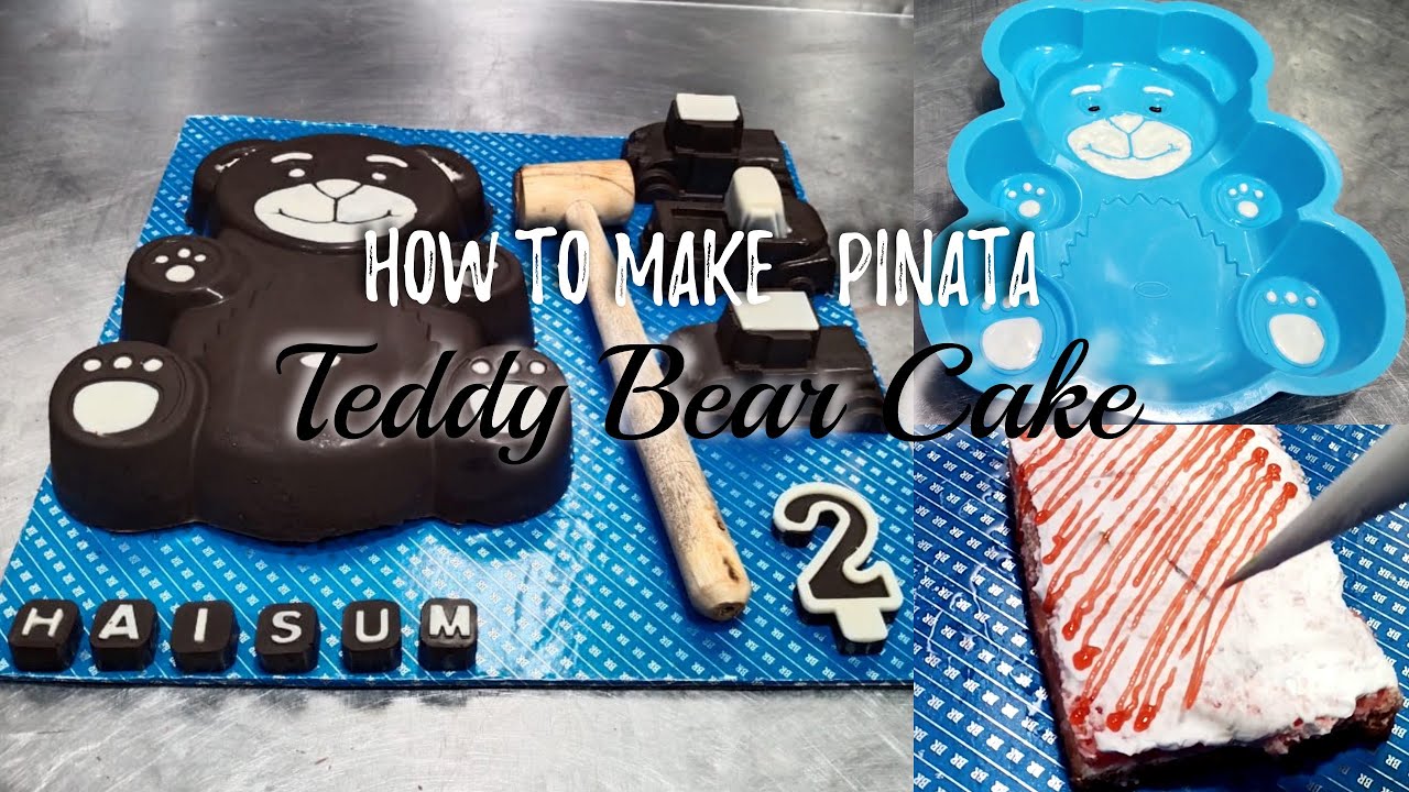 How To Make | Trending Pinata Cake | Teddy Bear Cake | Badar Bakery