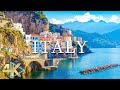 FLYING OVER ITALY  (4K UHD) - Relaxing Music Along With Beautiful Nature Videos - 4K Video HD