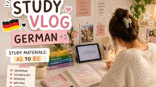 German B2 Study Vlog 🇩🇪 | Daily Routine + Exam Preparation | deutsch 
