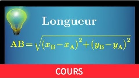 Calculer la longueur d