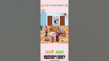 Tricky Twist Level 33 - Help The Family Babysit.