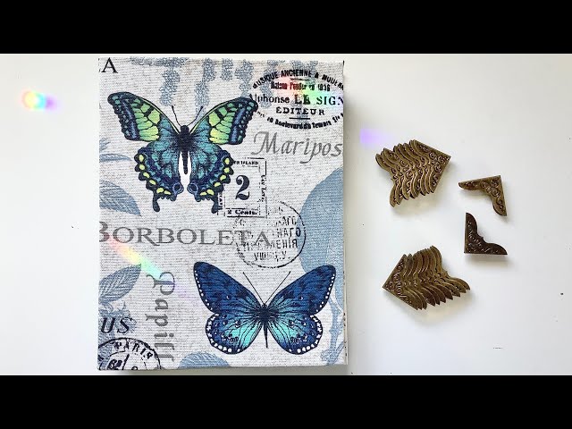 HOW TO make Faux Metal Book Corners