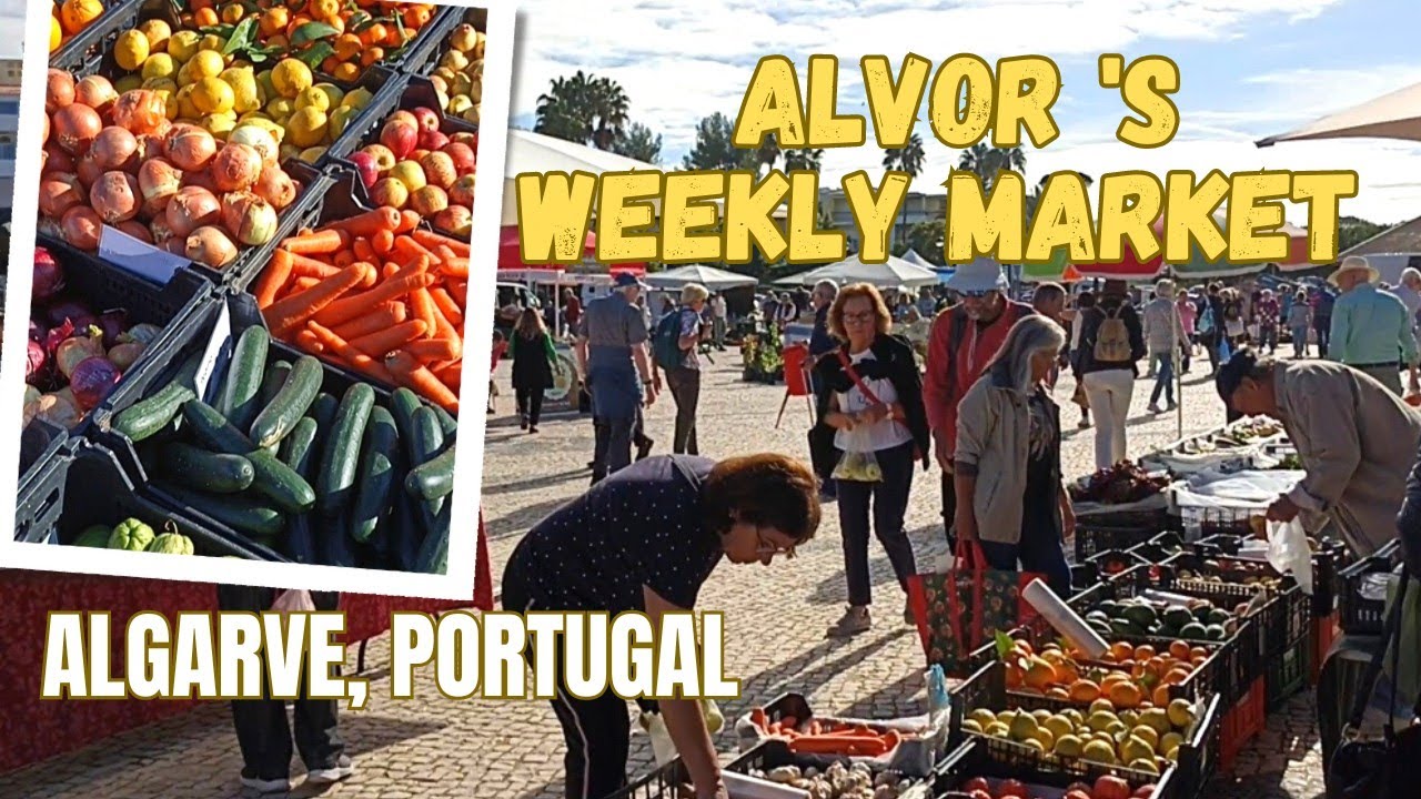 ALVOR'S TYPICAL FARMERS MARKET | ALGARVE, PORTUGAL NOVEMBER 2023 