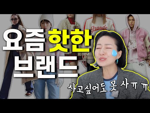 금방 품절돼서 나도 사기 힘든..😢눈물을 머금고 푸는 핫한 브랜드 8곳