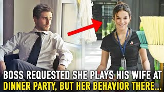 Rich young man asked cleaner to play his wife at dinner. She did the unthinkable