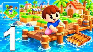 Island Town Builder - Gameplay Walkthrough Part 1 - Island Builder Adventure (iOS, Android)