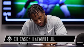 Casey Hayward Jr. Officially Joins the Silver and Black | Las Vegas Raiders