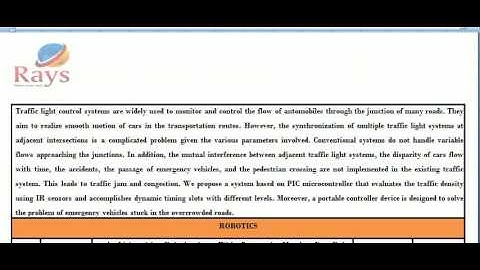 IEEE 2016-17 projects for M-tech ECE (embedded)
