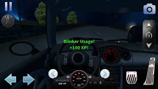 School Driving 3D | Car License - Outside Night Driving (Lv. 5) screenshot 4