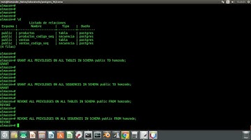 Postgresql Crear y Eliminar usuario, asignar base de datos