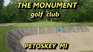 MONUMENT GOLF COURSE--BOYNE FALLS, MICHIGAN.