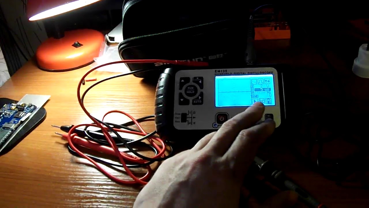 Обзор портативного осцилографа EM 125(ADD 6125) от компании all@sun часть 1(ослик плюс мультик)