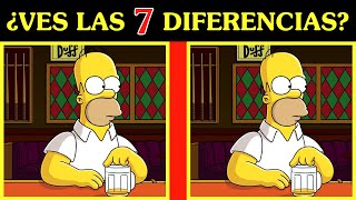 👁 ENCUENTRA las 7 DIFERENCIAS - Los Simpson 🍩 - 2 - ¿Eres capaz de encontrarlas todas a tiempo? screenshot 2