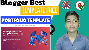Best Free Portfolio Blogger Templates 2025 | Professional & Responsive Designs,Fast Adsense Approval