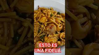 LANGOSTA VIEIRAS Y FIDEOS