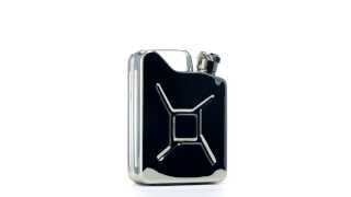 Visol VF1176 Trooper Jerry Can Stainless Steel 5oz Hip Flask