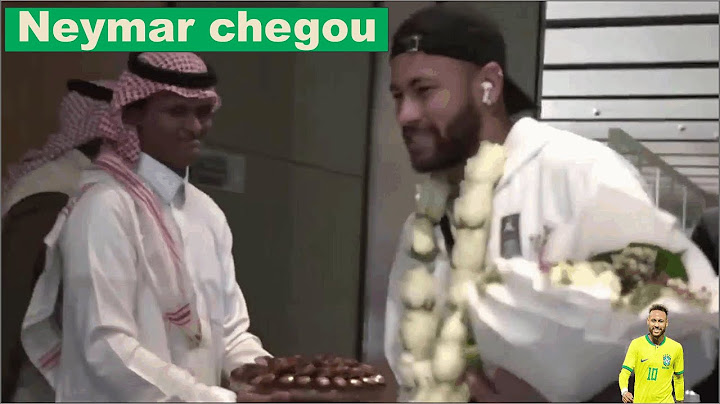 Neymar chegou causando na Arábia, veja o aconteceu