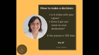 "Decisive Living: A Guide to Making Aligned Choices in Line with Your Values and Goals"