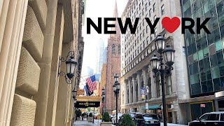 [4K]🇺🇸 NYC Walk: Madison Ave, Manhattan /Bauman Rare Books📚📙, Papillon Bistro & Bar🍔🍷 July 28, 2021