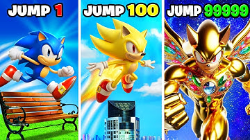 Upgrading SUPER SONIC With EVERY JUMP In GTA 5!