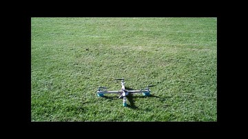 Quadcopter using NanoWii MultiWii board and 4x BlueWonder 1300kV motors 3S1300 battery