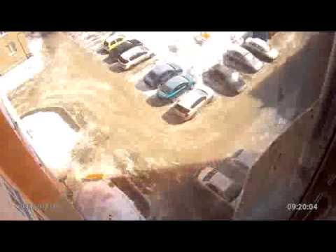 Live Video From Apartment Chelyabinsk Meteor 15feb2013 