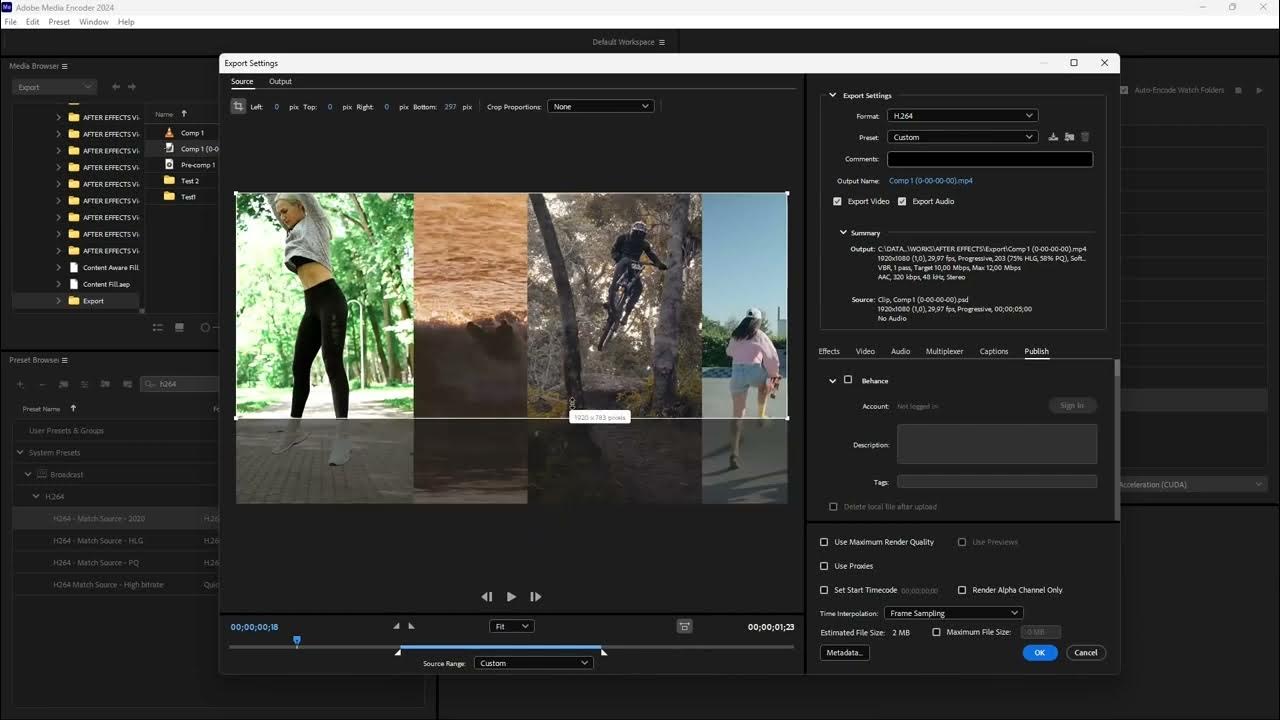 Videoguide Convert Video, Audio, Image Files Using Media Encoder, Resolution, Framerate