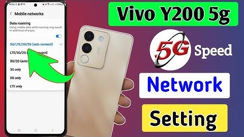Vivo Y200 5g me 5g network Speed Setting | how To Set 5g network in vivo y200 | 5g speed on kare ?