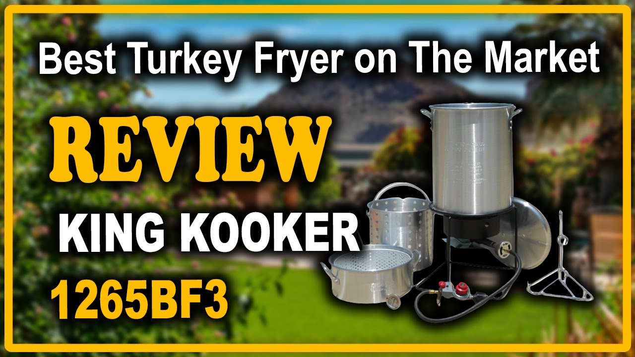 CreoleFeast TFS3010 Propane 30 Qt Turkey and 10 Qt Fish Fryer Boiler Steamer Set 50,000 BTU Burner Ideal for Outdoor Cooking 